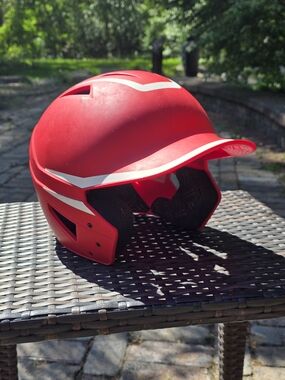 Champro Kids Red Baseball Helmet. Vguc 6.5-7